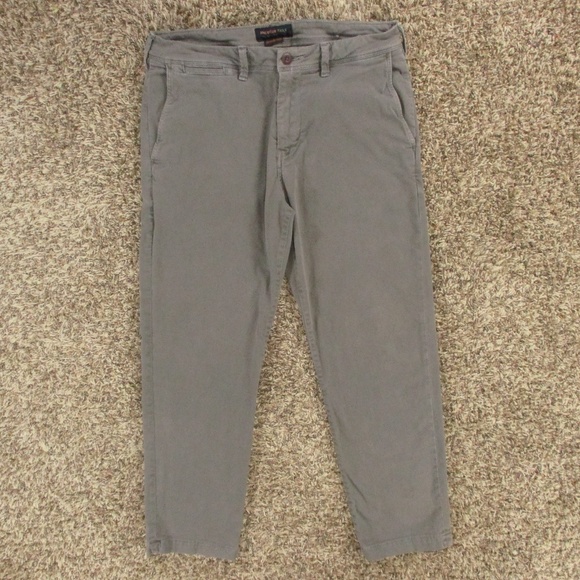 American Eagle Outfitters Other - American Eagle Pants Men's 33x28 Gray Slim Straight Chino Khaki Extreme Flex